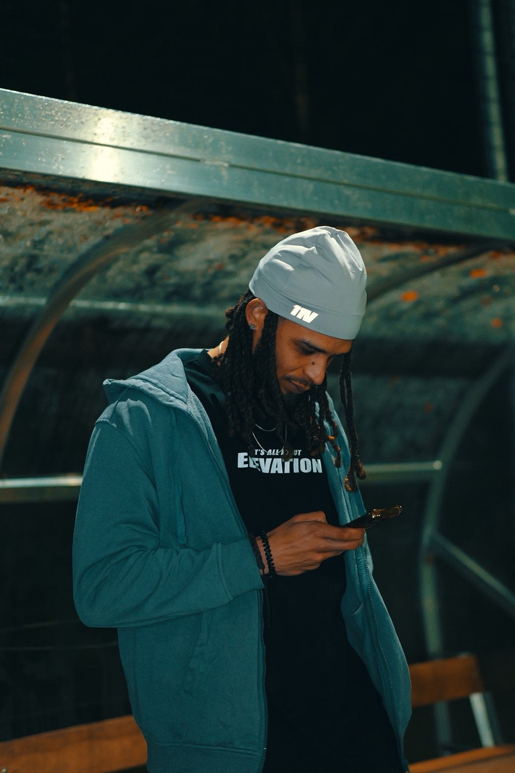 Elevation Skullcap Reflective Grey
